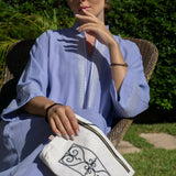 MyTindy Lavender Moroccan Kaftan, view 4