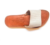 MyTindy Leather Off White Sandals, view 2