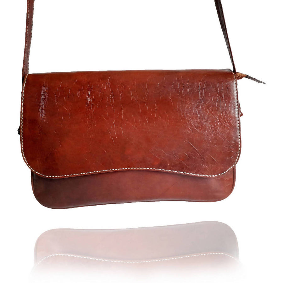 MyTindy Leather shoulder bag for women