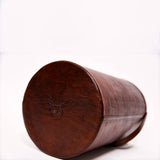 MyTindy Leather Waste Bin, view 2