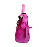 MyTindy Leather Women's Pink Handbag, view 5