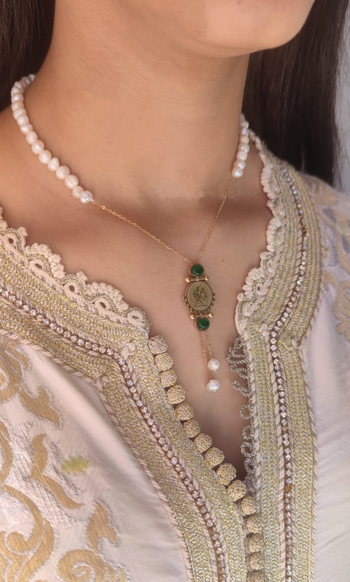 MyTindy Leila White Necklace