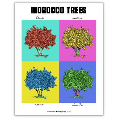 MyTindy LEMON TREE Botanical board version POP POSTER