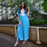 MyTindy Light Blue Gandoura, view 4