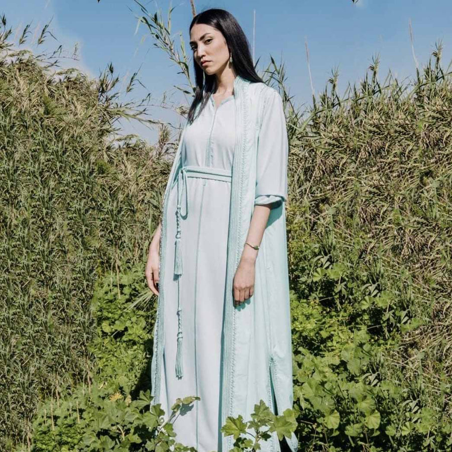 MyTindy Light Blue Kaftan