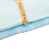MyTindy Light blue Moroccan kaftan for girls kids, view 3