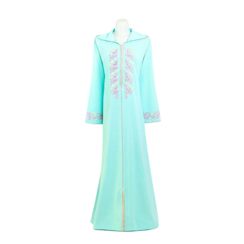 MyTindy Light Cyan Jellaba for girls kids