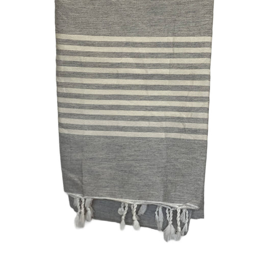 MyTindy Light Grey Moroccan Towel