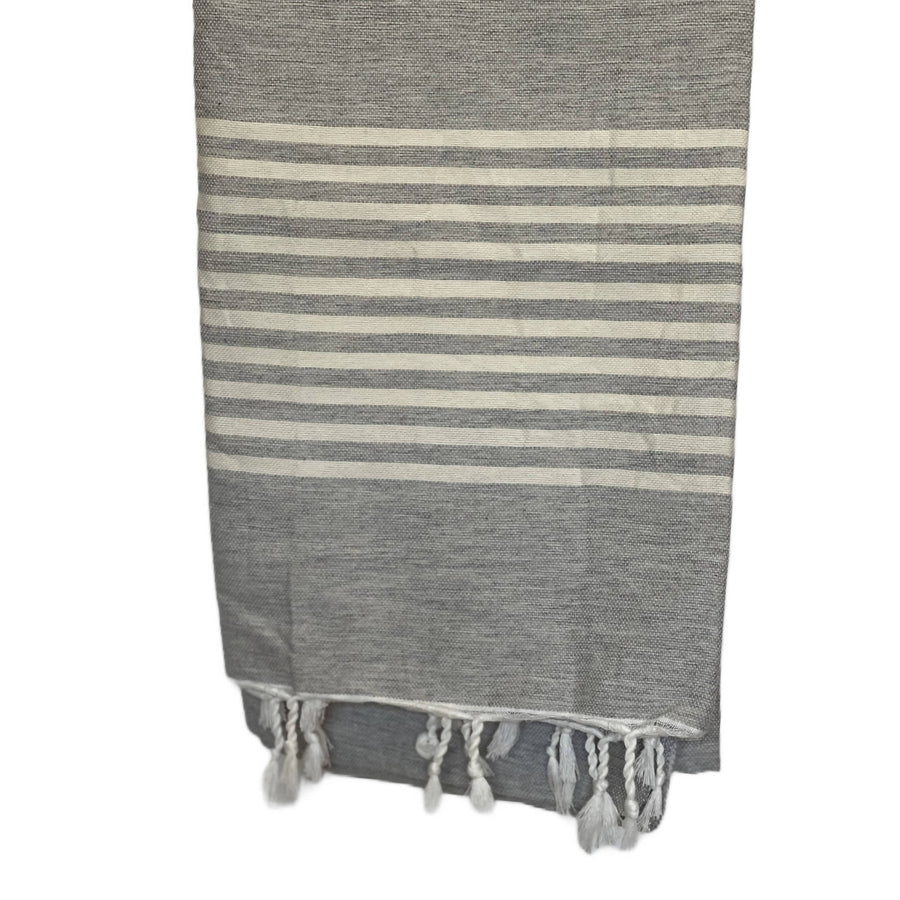 MyTindy Light Grey Moroccan Towel
