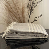 MyTindy Light Grey Moroccan Towel, view 2