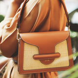 MyTindy LINA - Raffia Clutch, view 2