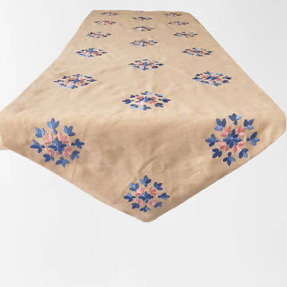 MyTindy Linen Embroidered Table Runner