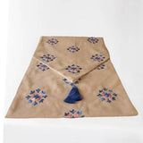 MyTindy Linen Embroidered Table Runner, view 2