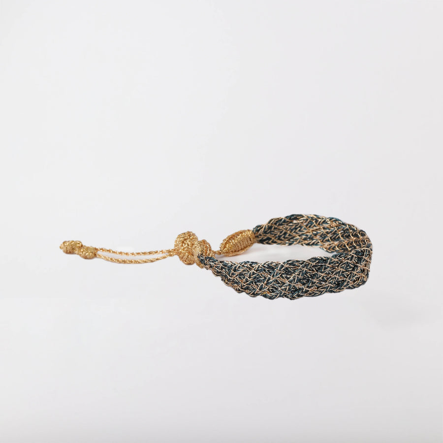 MyTindy Lines n°1 bracelet in Peach Royal Blue