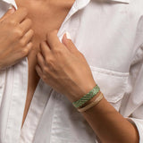 MyTindy Lines n°1 bracelet in Rose Gold Mint, view 2