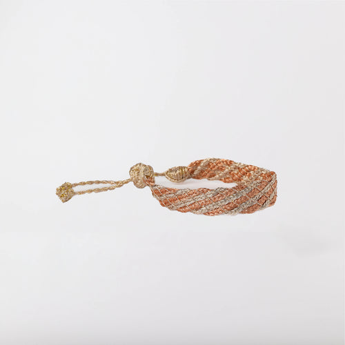 MyTindy Lines n°2 bracelet in Rose Gold Amber