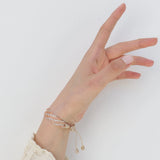 MyTindy Lines n°2 bracelet in Rose Gold Amber, view 4