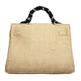 MyTindy LOLA Coffee Jute Handbag, view 4