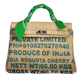 MyTindy LOLA Coffee Jute Handbag, view 5