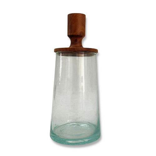 MyTindy Long Glass and wooden box