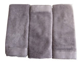 MyTindy Lot 3 serviette en velours Gris, view 2