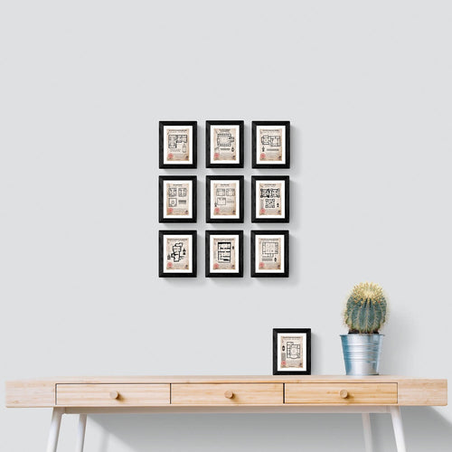 MyTindy LOT OF 10 POSTCARDS - Architectural plans of Morocco POSTER