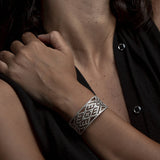 MyTindy Lula Silver Cuff Bracelet, view 3