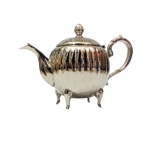 MyTindy Luxury Moroccan Metal Teapot Round Shape