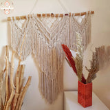 MyTindy Macramé Diamond Tapestry, view 3