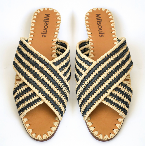MyTindy MADISON RAFFIA SANDALS