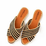 MyTindy MADISON RAFFIA SANDALS, view 3