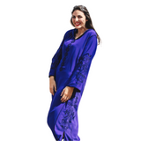 MyTindy Majorelle Blue Djellaba Moroccan Dress, view 2