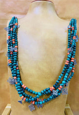 MyTindy Malachite Berber Necklace, view 2
