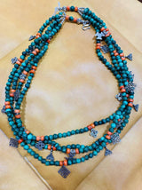 MyTindy Malachite Berber Necklace, view 4