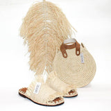 MyTindy MARI Raphia Sandal, view 2