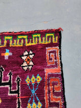 MyTindy Moroccan rug boujaad rug rare carpet vintage, view 5