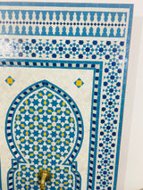 MyTindy Marrakech Mosaic water feature - Zellige Mosaic water Fountain - Mosaic Fountain 100% handcrafted for indoor/outdoor - mid century modern, view 3