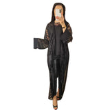 MyTindy MARY Black Silk Kimono, view 2