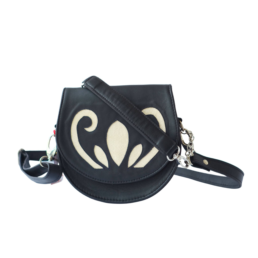 MyTindy Matte Black Satchel