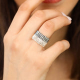 MyTindy Maxi Fleur de sel ring, view 2