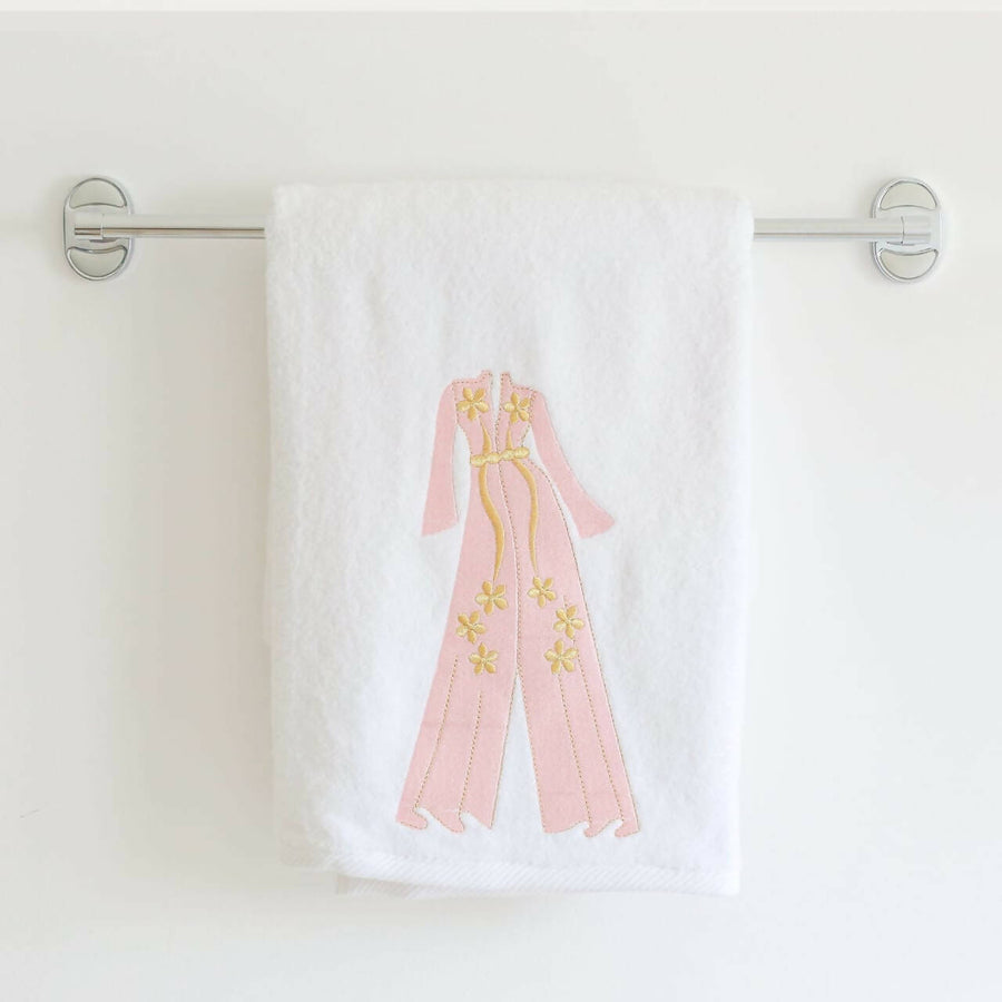 MyTindy Medium Moroccan embroidered bath towels