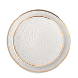 MyTindy TAZA - White & Gold Plates, view 3