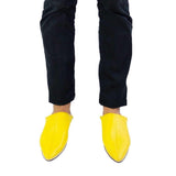 MyTindy Men Leather Moroccan Slipper in Ziwani Yellow, view 6