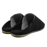 MyTindy Men Moroccan Slipper in Black Suede, view 2