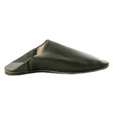 MyTindy Men Moroccan Slipper in Khaki Leather, view 3