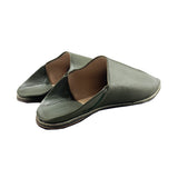 MyTindy Men Moroccan Slipper in Khaki Leather, view 5