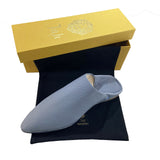 MyTindy Men Moroccan Slipper in Lavender Leather, view 2