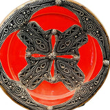 MyTindy Metal and Ceramic Moroccan Bowl, view 2
