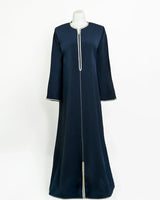 MyTindy Midnight Blue Moroccan Jellaba for Women, view 3