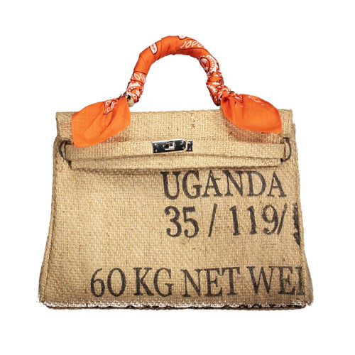 MyTindy Mini LOLA Uganda Coffee Jute Handbag
